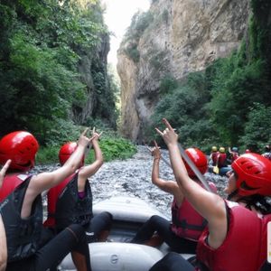 Rafting nel fiume Sordo e Corno